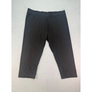 Maurices XL Capri Leggings Black Comfort Stretch Casual Athleisure‎ Pants